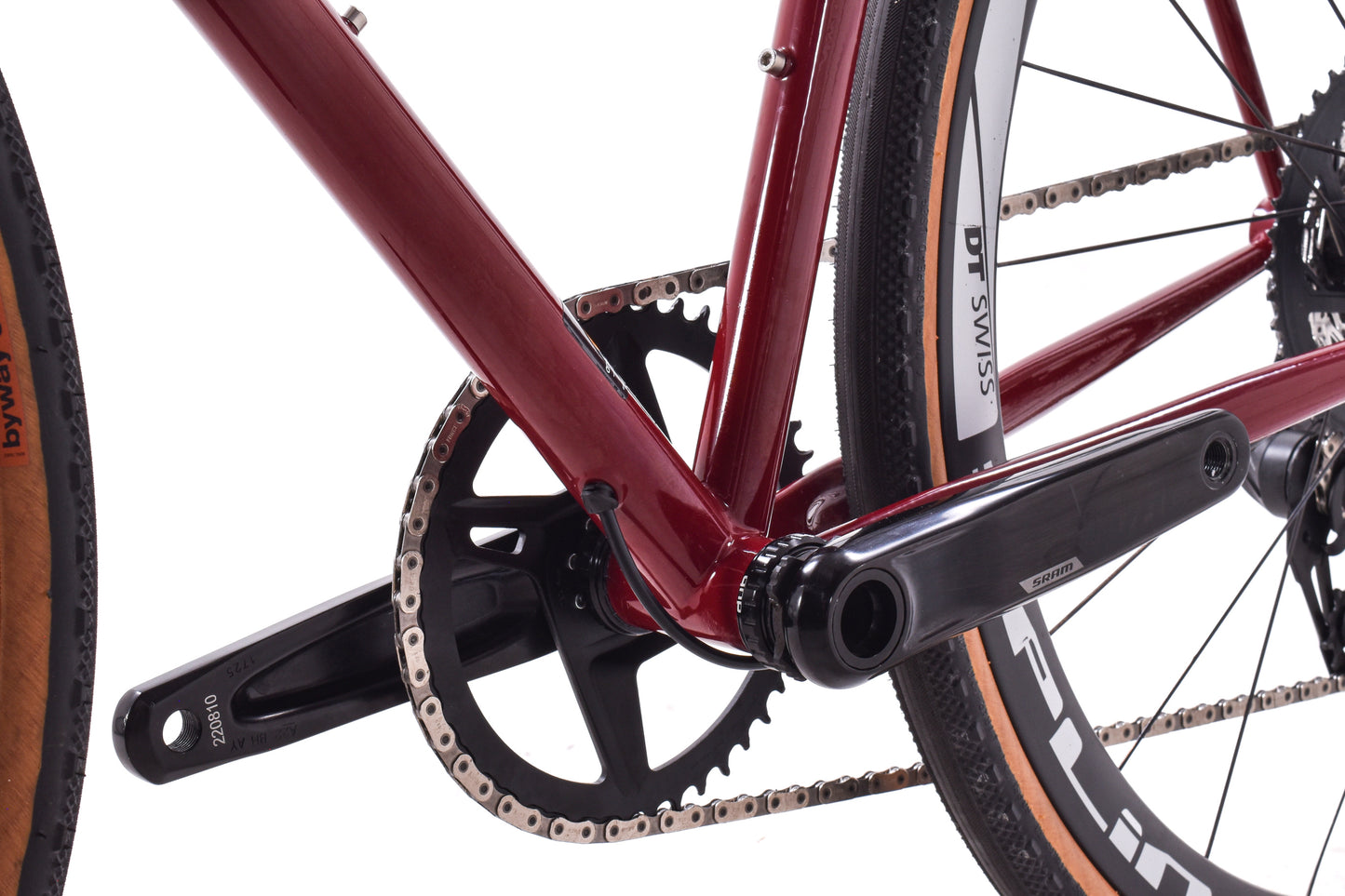 USED Sycip Custom 57cm Steel All-Road Bike SRAM Force/Rival AXS XPLR 1x12 speed Carbon Fork and Wheels Red