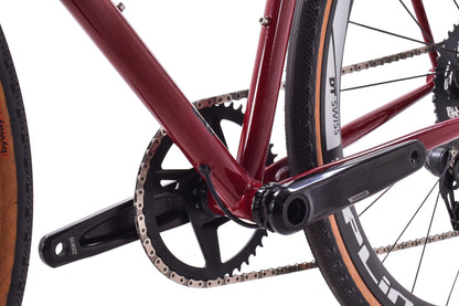 USED Sycip Custom 57cm Steel All-Road Bike SRAM Force/Rival AXS XPLR 1x12 speed Carbon Fork and Wheels Red
