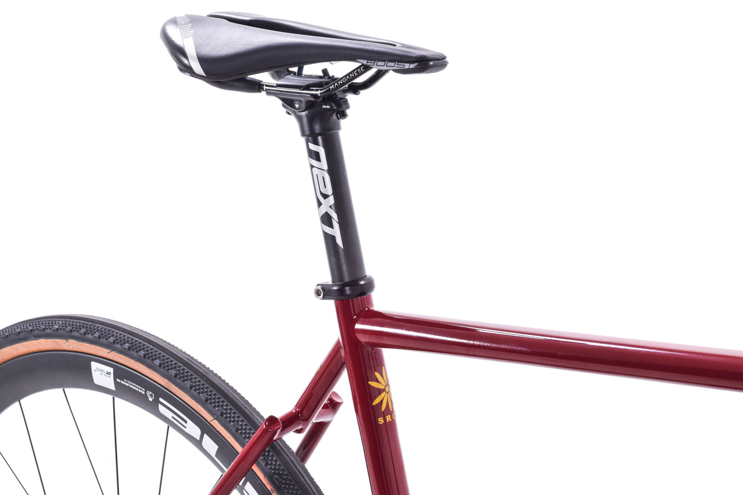 USED Sycip Custom 57cm Steel All-Road Bike SRAM Force/Rival AXS XPLR 1x12 speed Carbon Fork and Wheels Red