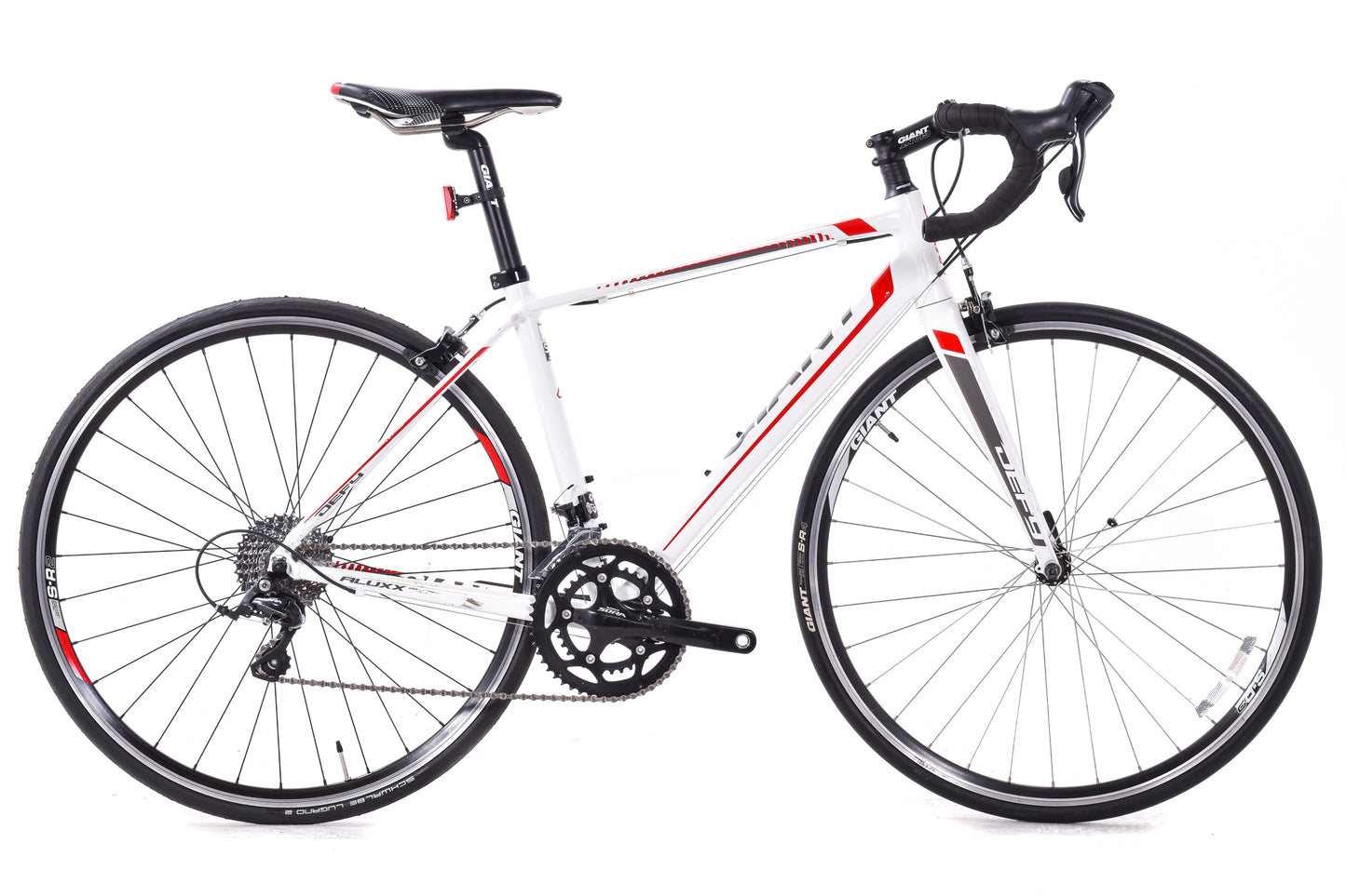 USED 2014 Giant Defy 3 Small Alloy Road Bike Shimano Sora 2x9 speed Red/White