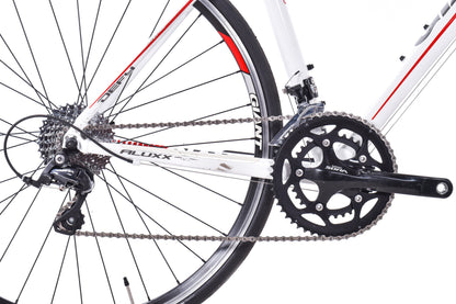USED 2014 Giant Defy 3 Small Alloy Road Bike Shimano Sora 2x9 speed Red/White