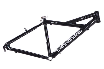 USED Vintage 1990's Cannondale M500 CAD3 Aluminum Hardtail Mountain Bike Frame 14" XS Green 26" Wheels