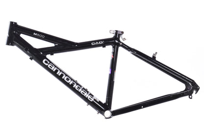 USED Vintage 1990's Cannondale M500 CAD3 Aluminum Hardtail Mountain Bike Frame 14" XS Green 26" Wheels