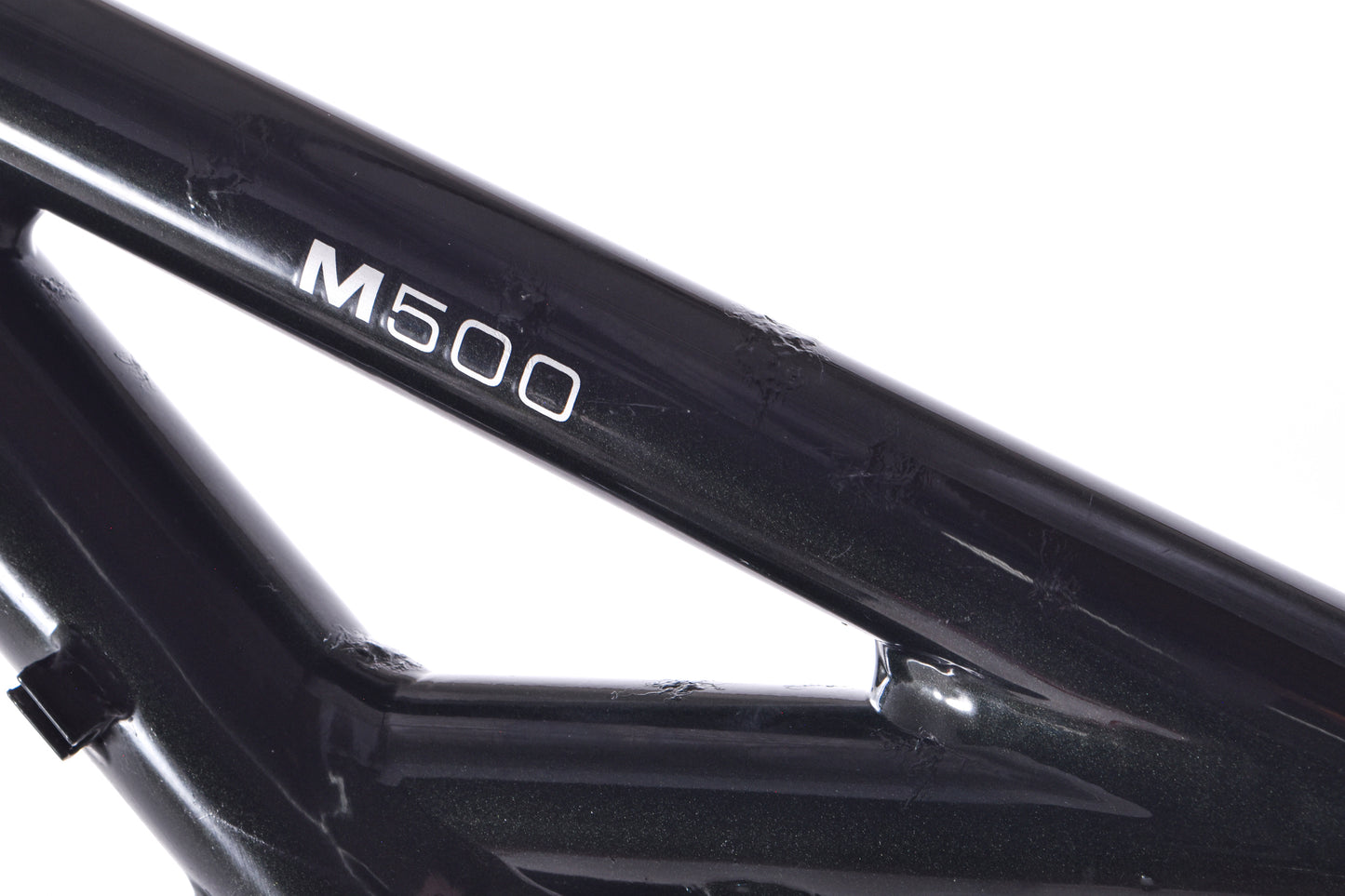 USED Vintage 1990's Cannondale M500 CAD3 Aluminum Hardtail Mountain Bike Frame 14" XS Green 26" Wheels