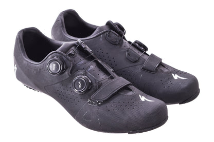 USED Specialized Torch 3.0 Road Shoes 44 EU/10.6 US Men's Carbon Sole Double BOA Dial 3-Bolt