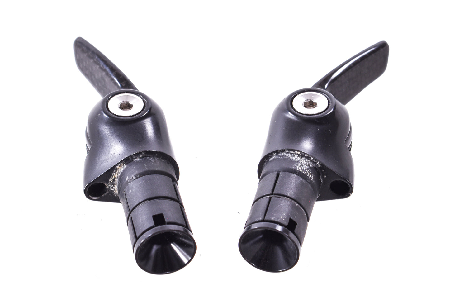 USED SRAM TT 900 Carbon 10 Speed Bar End Shifters Set 3V
