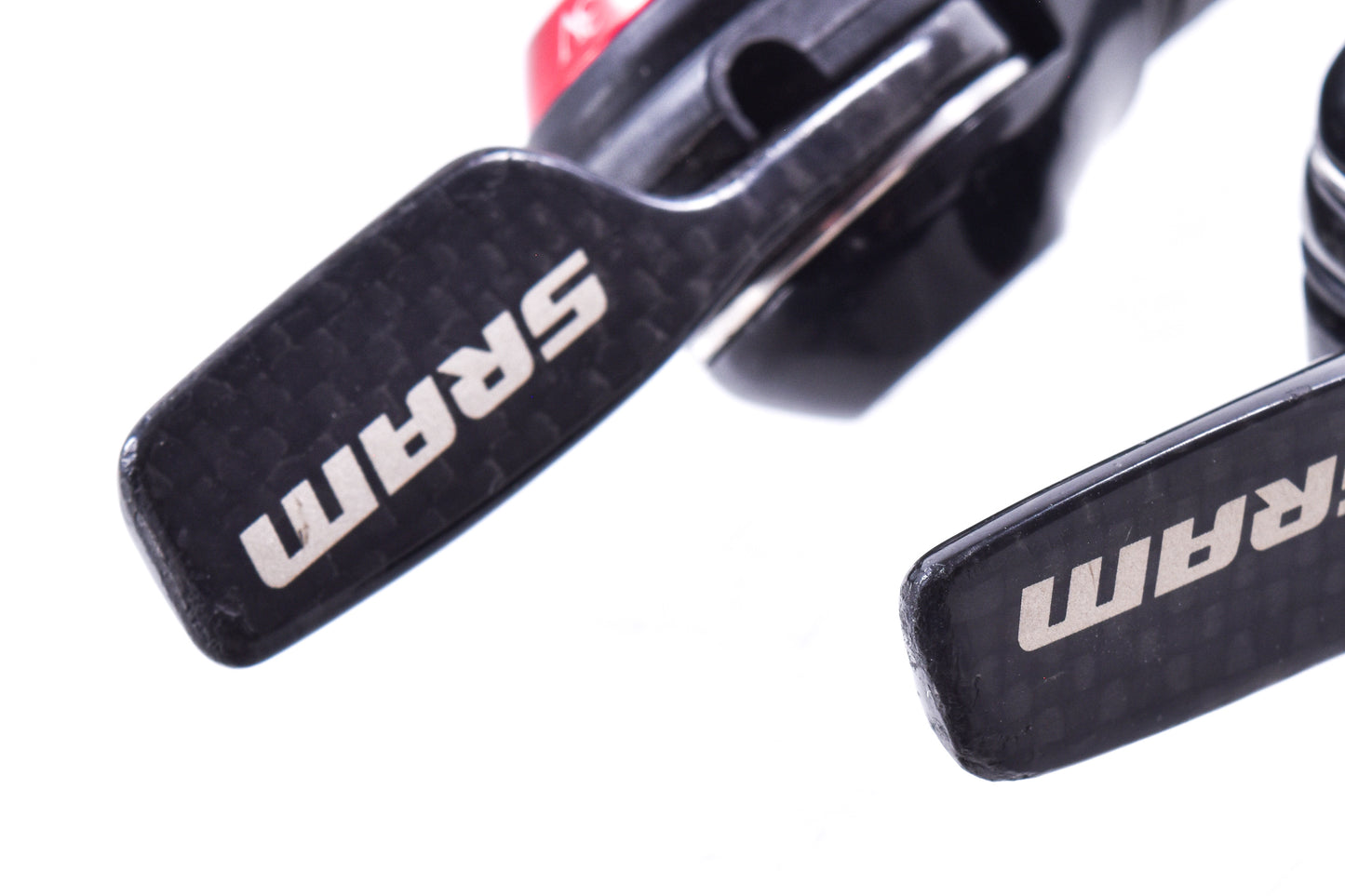 USED SRAM TT 900 Carbon 10 Speed Bar End Shifters Set 3V