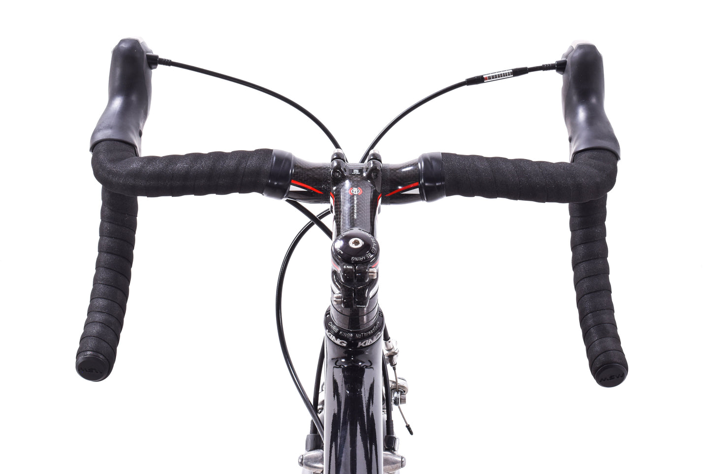 USED Trek Madone OCLV 52cm Carbon Road Bike Shimano Dura-Ace 7800 2x10 speed Rim Brake Black Chris King HED Made in USA