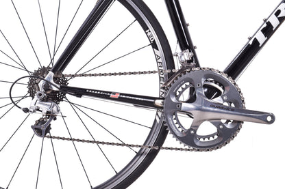 USED Trek Madone OCLV 52cm Carbon Road Bike Shimano Dura-Ace 7800 2x10 speed Rim Brake Black Chris King HED Made in USA