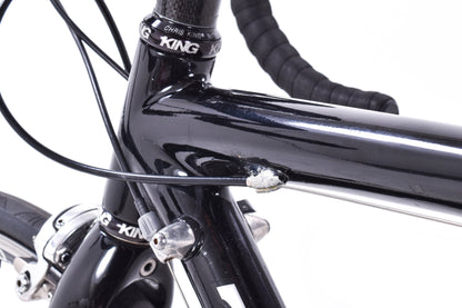 USED Trek Madone OCLV 52cm Carbon Road Bike Shimano Dura-Ace 7800 2x10 speed Rim Brake Black Chris King HED Made in USA