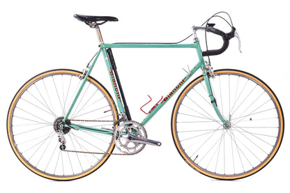 bianchi celeste road bike USED Vintage Bianchi Campione d'Italia 57cm Lugged Steel Road Bike Cam