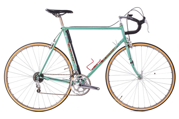 USED Vintage Bianchi Campione d'Italia 57cm Lugged Steel Road Bike Campagnolo Nuovo Record 2x7 Celeste AS IS