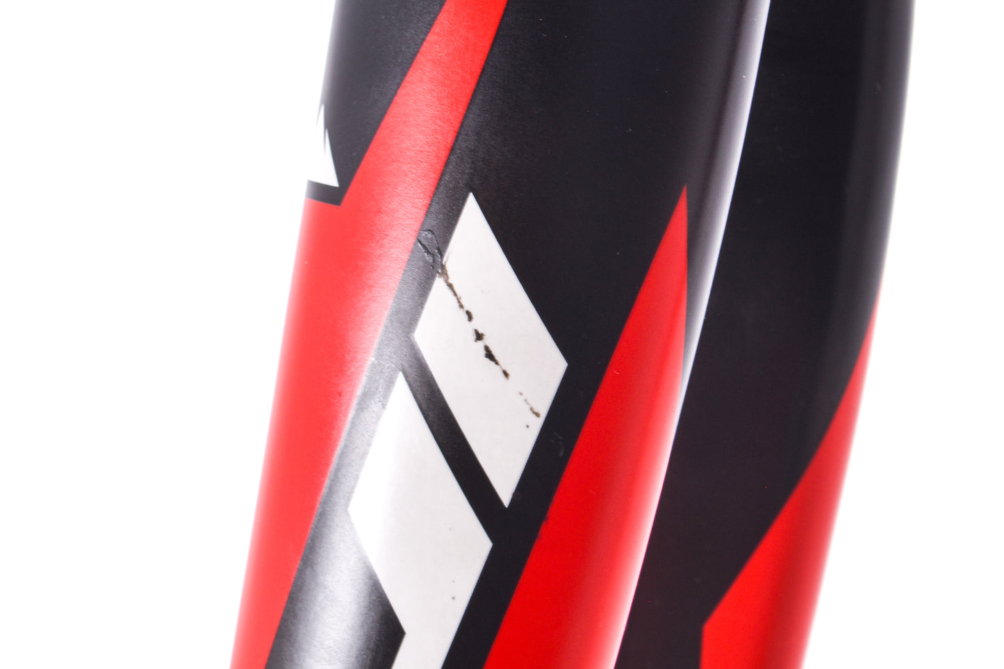 USED Fuji Gran Fondo Large 58cm Carbon Road Bike Frame Quick Release Rim Brake Black/Red