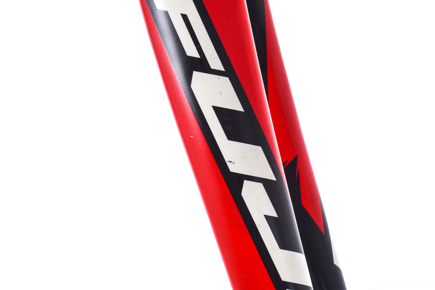 USED Fuji Gran Fondo Large 58cm Carbon Road Bike Frame Quick Release Rim Brake Black/Red
