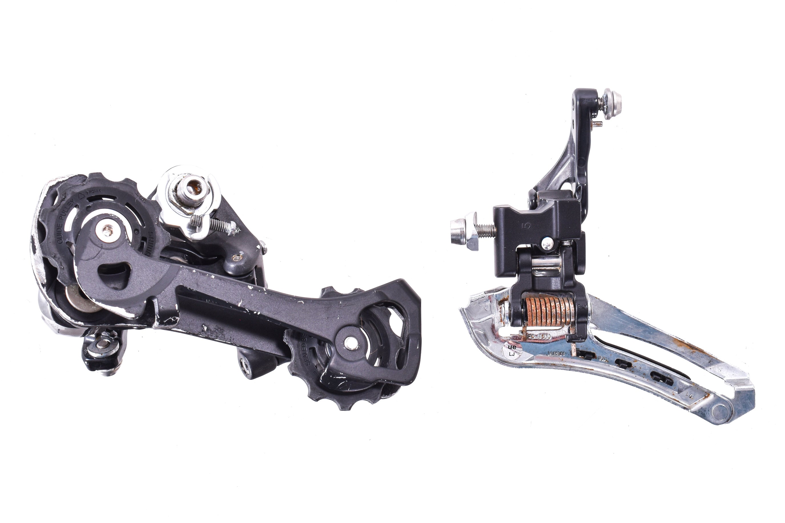 USED Shimano Ultegra 6800 Road Mini-Groupset Shifters, Derailleurs ST,