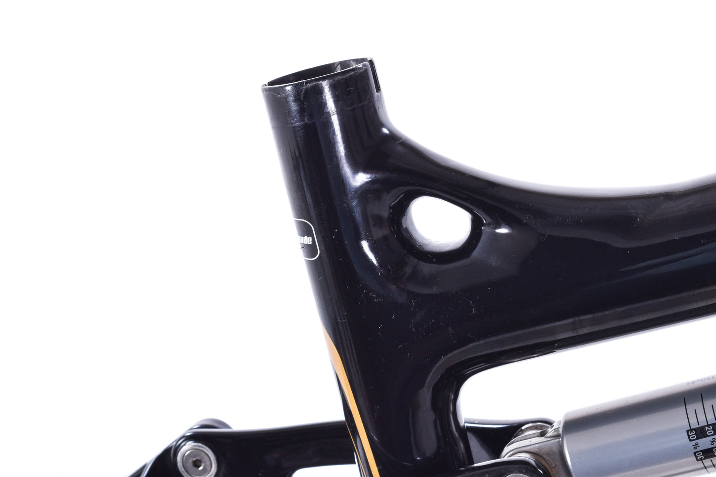 USED Ghost AMR 17.5" Carbon Full Supension 26" Mountain Bike Frame + Shock