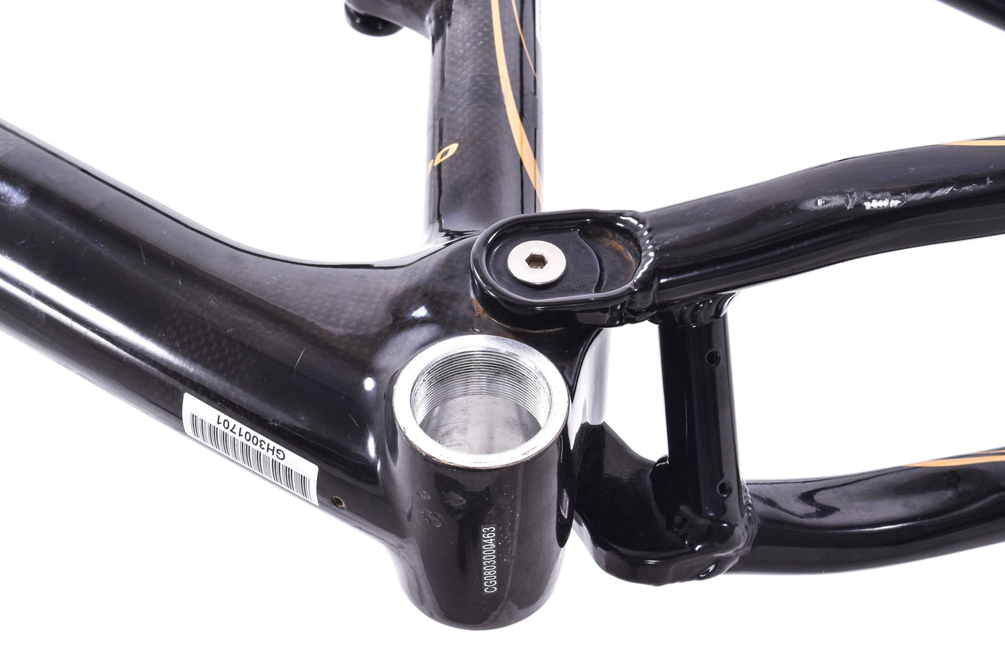 USED Ghost AMR 17.5" Carbon Full Supension 26" Mountain Bike Frame + Shock