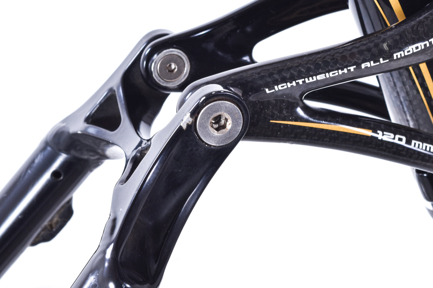 USED Ghost AMR 17.5" Carbon Full Supension 26" Mountain Bike Frame + Shock