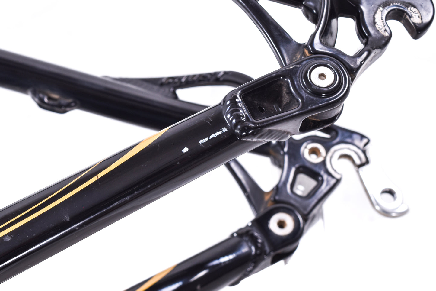 USED Ghost AMR 17.5" Carbon Full Supension 26" Mountain Bike Frame + Shock