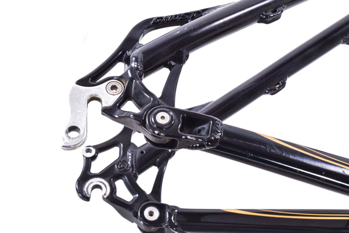 USED Ghost AMR 17.5" Carbon Full Supension 26" Mountain Bike Frame + Shock