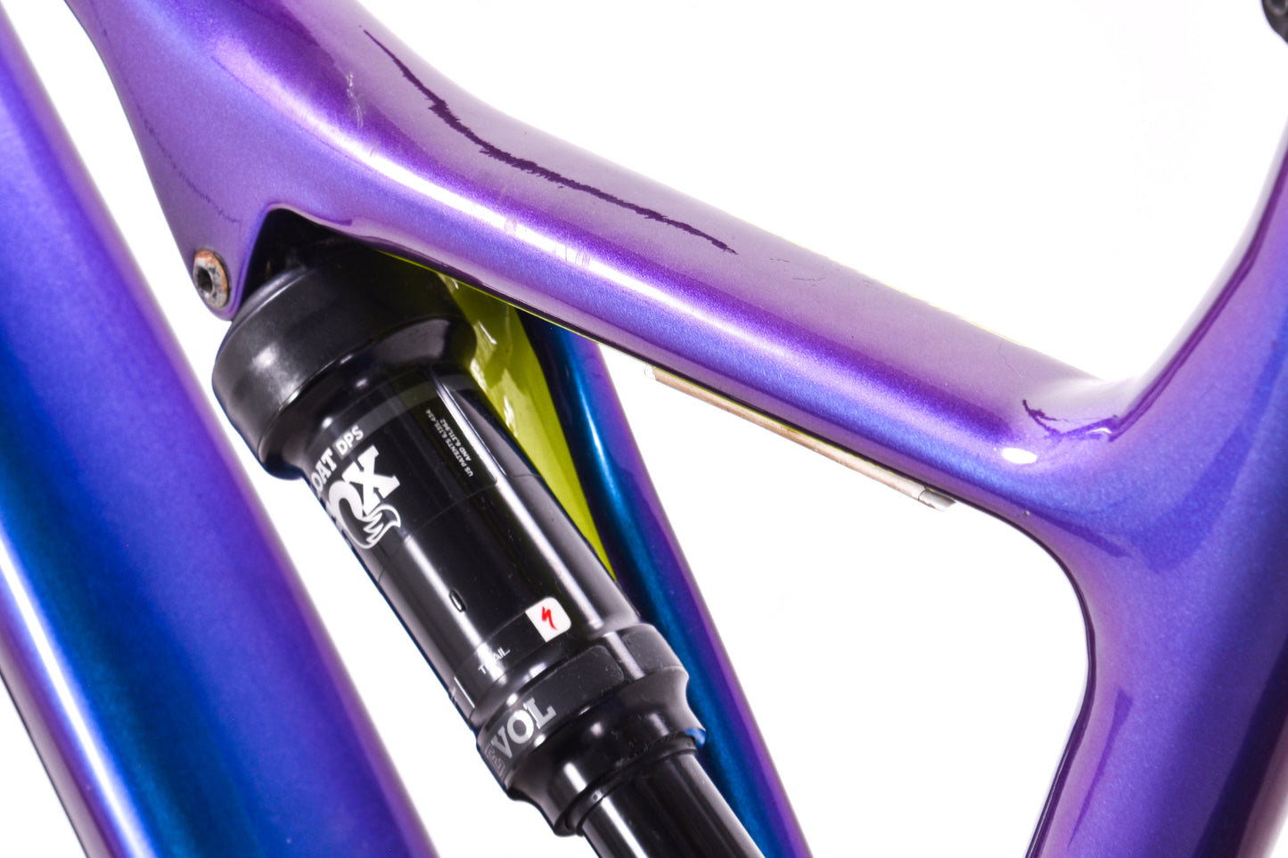 USED 2019 Specialized Stumpjumper Comp Carbon 29 XL FSR Mountain Bike SRAM GX/NX Eagle 1x12 Gloss Chameleon Blue / Purple