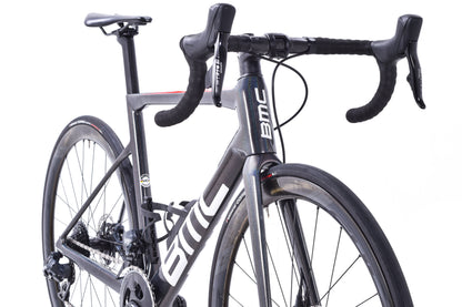 USED 2021 BMC Teammachine SLR One 54cm Carbon Road Bike SRAM Force AXS D1 2x12 Fulcrum Carbon Wheels