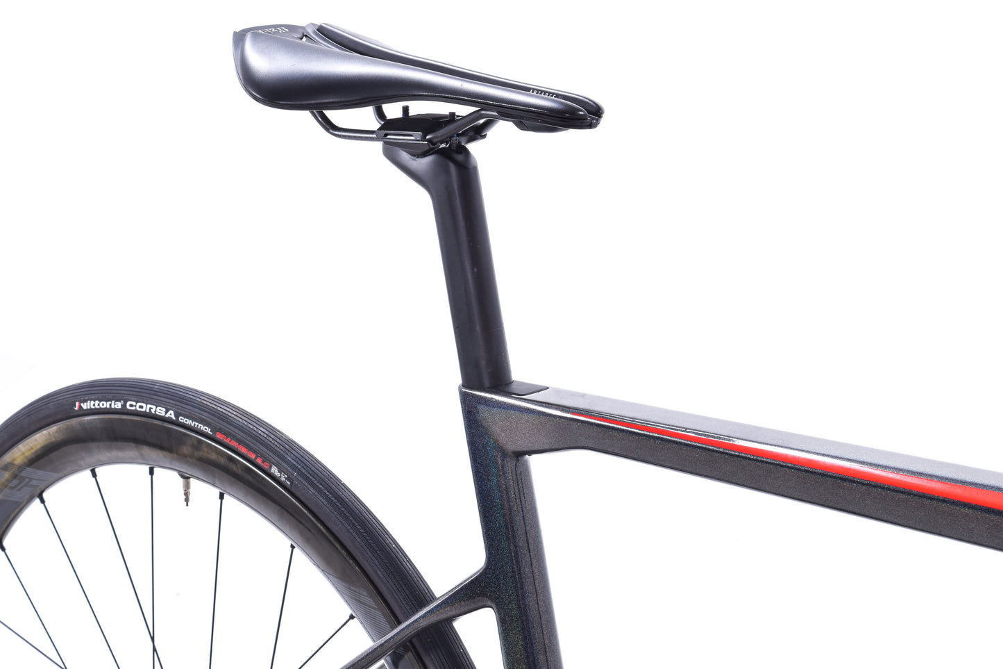 USED 2021 BMC Teammachine SLR One 54cm Carbon Road Bike SRAM Force AXS D1 2x12 Fulcrum Carbon Wheels
