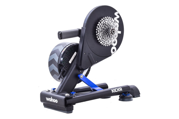 USED Wahoo KICKR v5 Smart Indoor Bicycle Trainer with Wheel Chock and