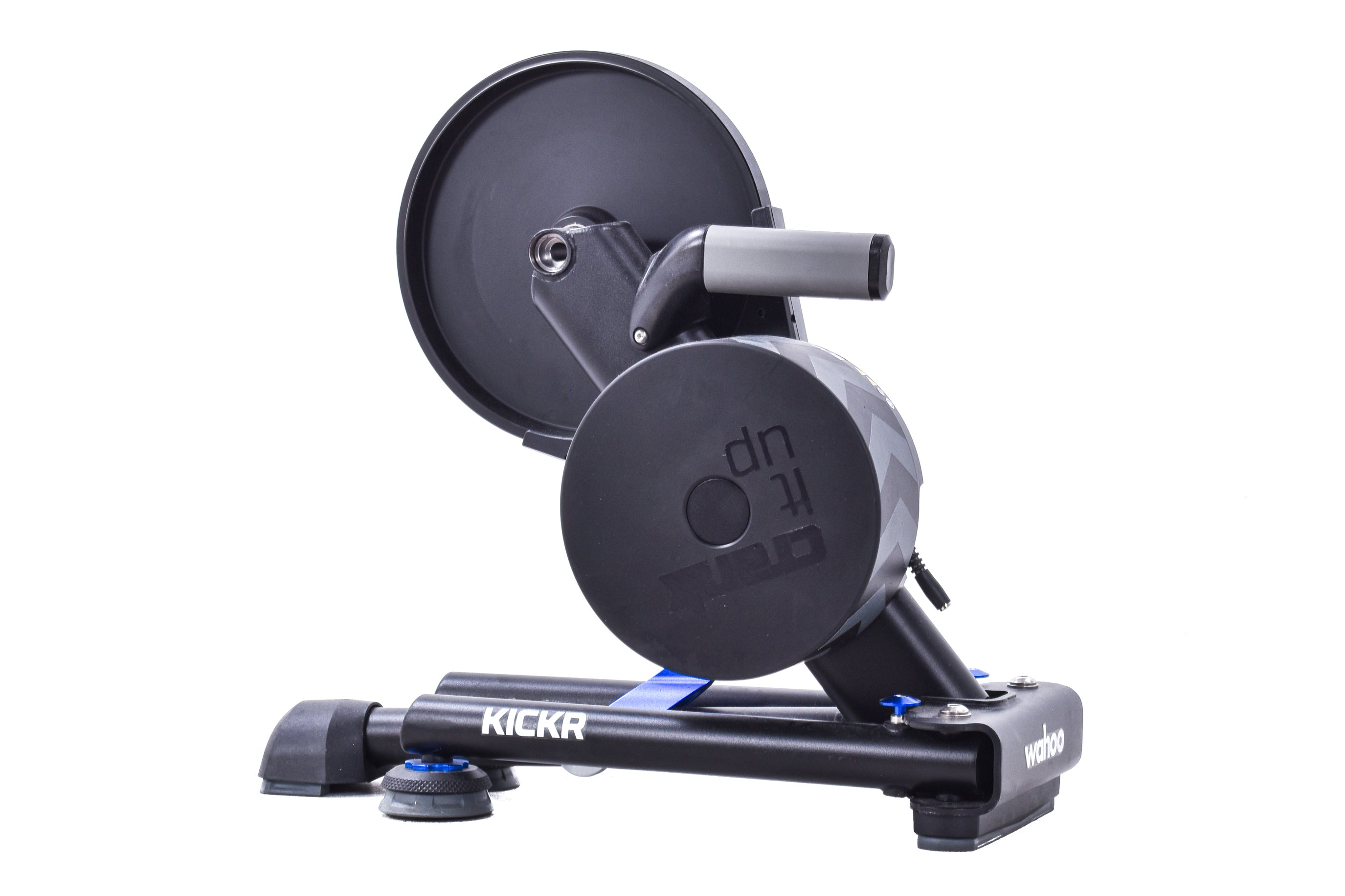 USED Wahoo KICKR v5 Smart Indoor Bicycle Trainer with Wheel Chock and