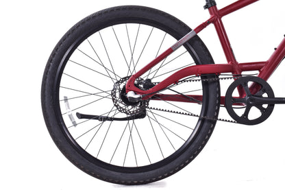 USED Momentum UX Hybrid Bike Small Red 3 speed Belt Drive Disc