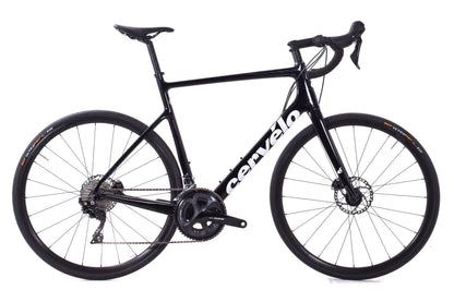 USED 2022 Cervélo Caledonia Carbon Road Bike 58cm Shimano 105 R7020 2x11-speed 700c Disc Black