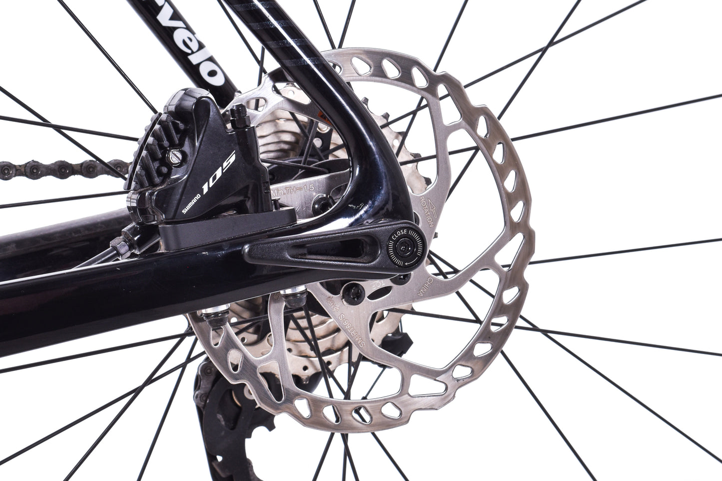 USED 2022 Cervélo Caledonia Carbon Road Bike 58cm Shimano 105 R7020 2x11-speed 700c Disc Black