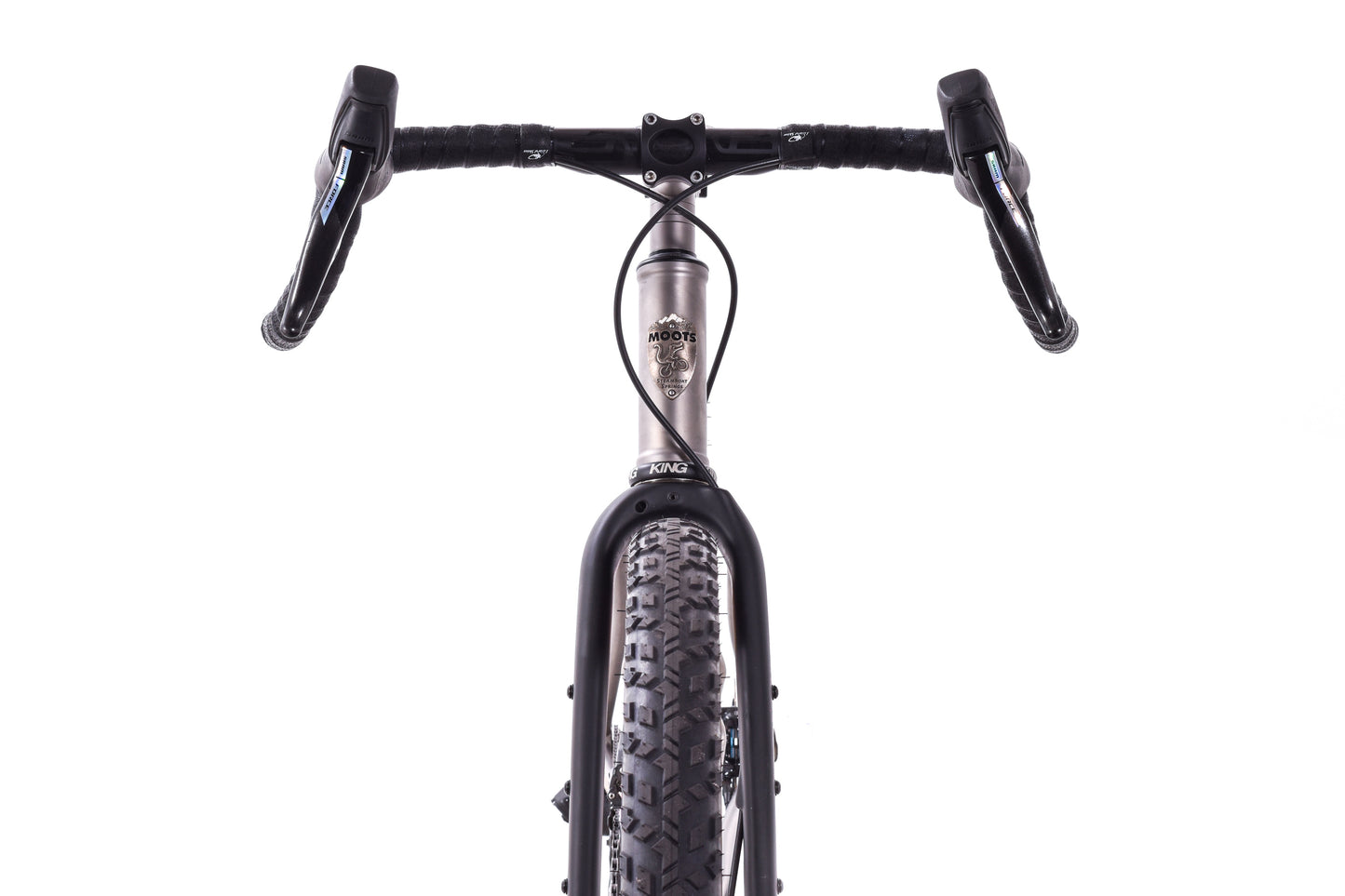 USED Moots Routt 45 52cm Titanium Gravel Bike SRAM Force AXS D2 Wide 2x12 ENVE 700C Carbon Wheels