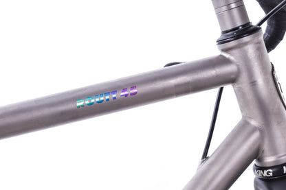 USED Moots Routt 45 52cm Titanium Gravel Bike SRAM Force AXS D2 Wide 2x12 ENVE 700C Carbon Wheels