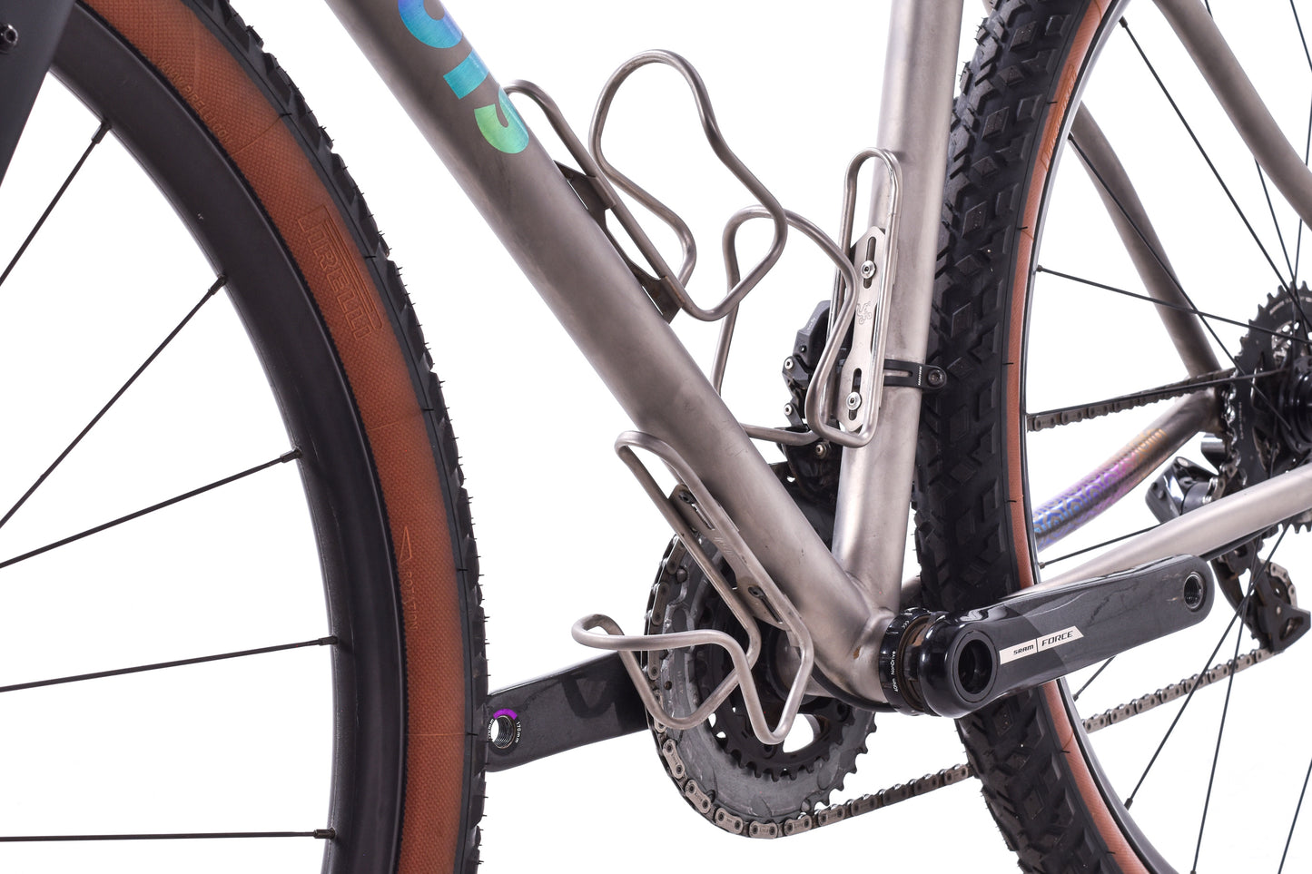 USED Moots Routt 45 52cm Titanium Gravel Bike SRAM Force AXS D2 Wide 2x12 ENVE 700C Carbon Wheels