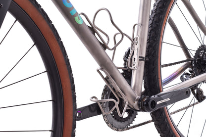 USED Moots Routt 45 52cm Titanium Gravel Bike SRAM Force AXS D2 Wide 2x12 ENVE 700C Carbon Wheels