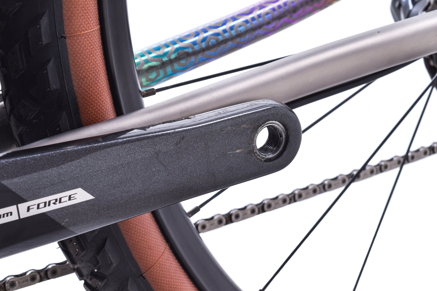 USED Moots Routt 45 52cm Titanium Gravel Bike SRAM Force AXS D2 Wide 2x12 ENVE 700C Carbon Wheels