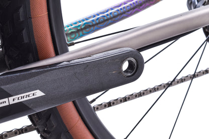 USED Moots Routt 45 52cm Titanium Gravel Bike SRAM Force AXS D2 Wide 2x12 ENVE 700C Carbon Wheels