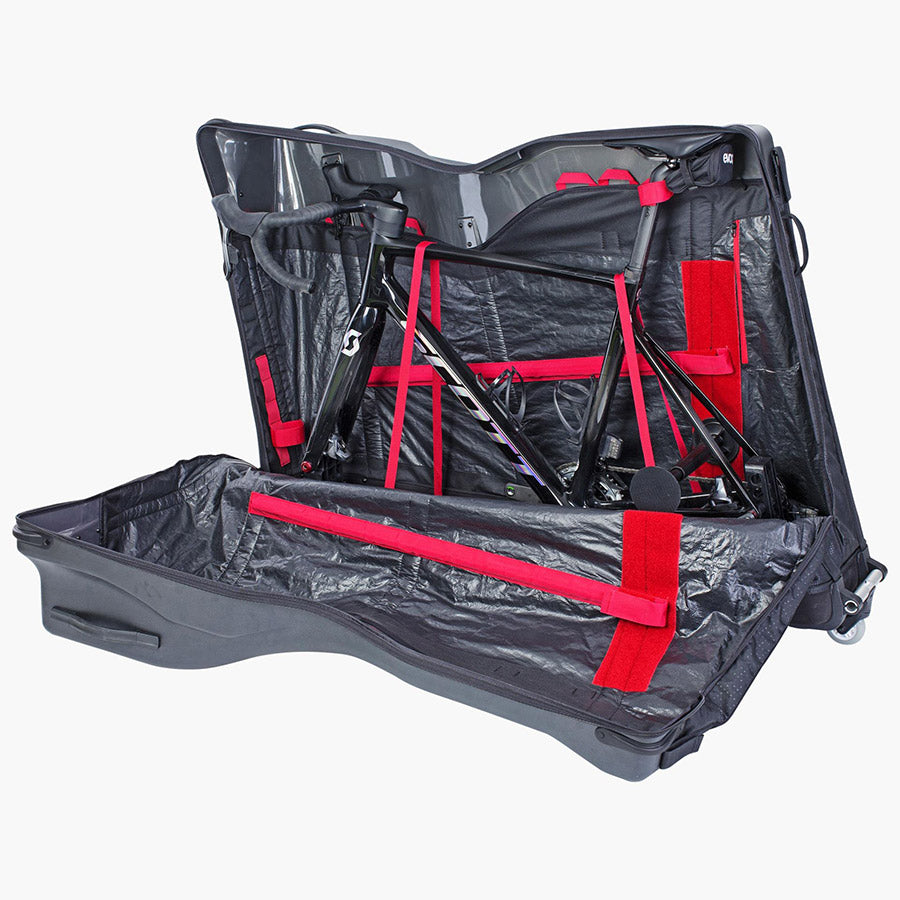 NEW EVOC Road Bike Bag Pro Travel Case, Black, 300L, 92x130x32