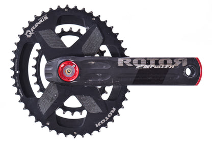 USED Rotor 2 In Power 175mm Power Meter Crankset 46/30T Road/Gravel/CX 30mm Spindle