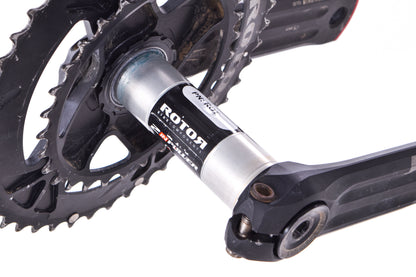 USED Rotor 2 In Power 175mm Power Meter Crankset 46/30T Road/Gravel/CX 30mm Spindle