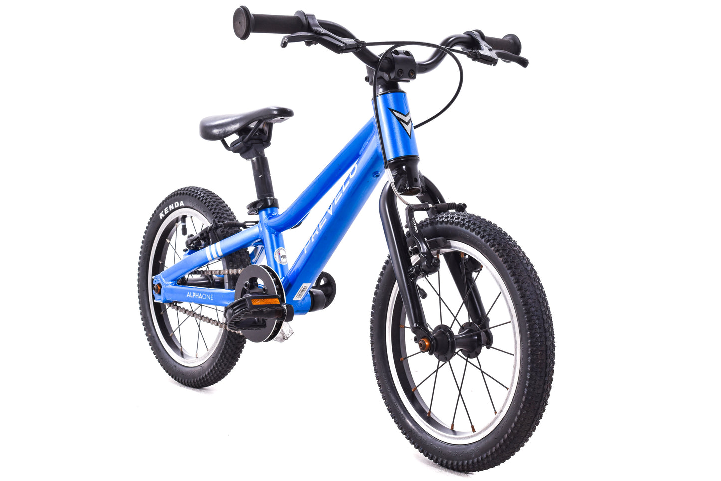 USED Prevelo Alpha One 14" Kids Bike Blue Single Speed Rim Brake