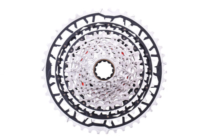 NEW (takeoff) SRAM Force XPLR XG-1371 Cassette - 13-Speed, 10-46t, For XDR Driver, Silver, E1