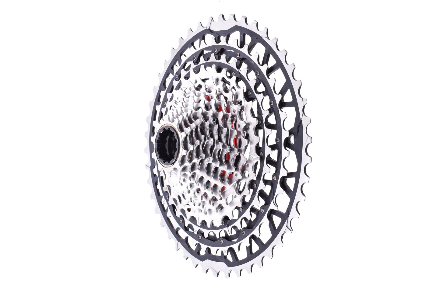 NEW (takeoff) SRAM Force XPLR XG-1371 Cassette - 13-Speed, 10-46t, For XDR Driver, Silver, E1