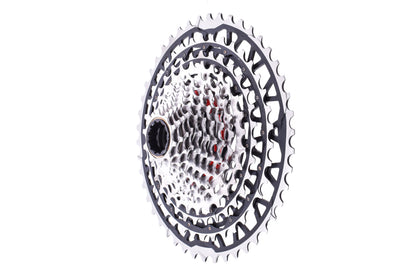 NEW (takeoff) SRAM Force XPLR XG-1371 Cassette - 13-Speed, 10-46t, For XDR Driver, Silver, E1