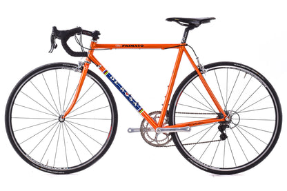 USED 2006 De Rosa Neo Primato 52cm Lugged Steel Road Bike Campagnolo Record 2x10 Speed Orange