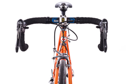 USED 2006 De Rosa Neo Primato 52cm Lugged Steel Road Bike Campagnolo Record 2x10 Speed Orange