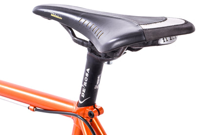 USED 2006 De Rosa Neo Primato 52cm Lugged Steel Road Bike Campagnolo Record 2x10 Speed Orange