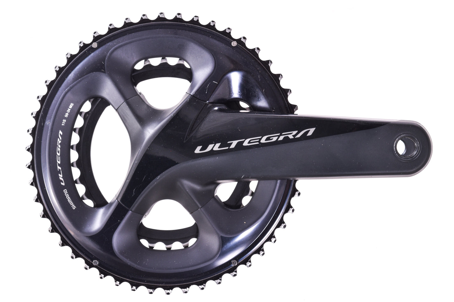 USED Shimano Ultegra FC-R8000 172.5mm 50/34T Compact Road Crankset 2x11 Speed