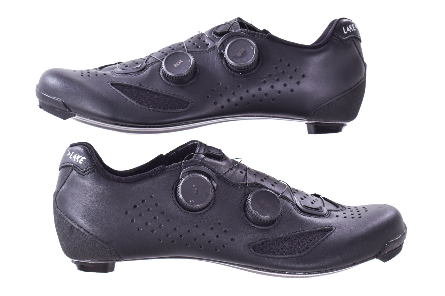 USED Lake CX239 Road Cycling Shoe Regular 42.5 EU Black/Black